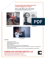 Germann Instruments A/S: Bond-Test, Lok-Test and Capo-Test