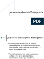 Anticonceptivos de Emergencia