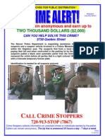 Denver Police Crime Alert