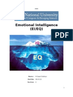 Emotional Intelligence (EI/EQ)