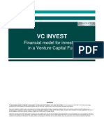 VENTURE CAPITAL FUND Financial Model