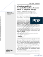 Antoniu SA, Trofor AC - Inhaled Gentamicin in Non-Cystic Fibrosis Bronchiectasis Effects of Long-Term Therapy