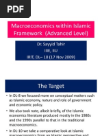 Mathematical Model of Islamic Economy