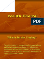 Insider Trading (SEBI)