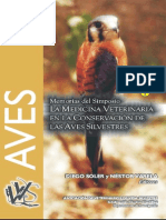 Memorias Del Simposio La Medicina Veterinaria en La Conservación de Las Aves Silvestres