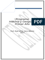 Historia y Geografia - Programa de Primer Año - CENS 364 PDF