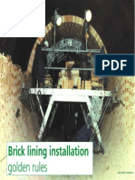 Brick Lining Installation-Golden Rules