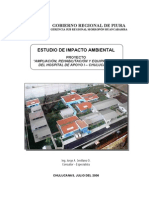 Estudio de Impacto Ambiental Hospital Chulucanas