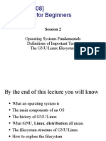 2 - History and Basics of The OS and The File System