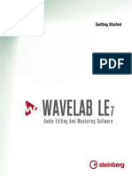 Wavelab 7 Getting Started