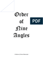 Anton Long, D W Myatt - Order of Nine Angles, Black Book of Satan 094664604X