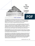 The Pyramid Texts