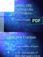 Fractions VIII