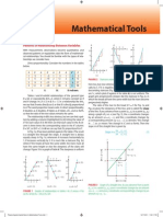 Mathematical Tools: Patterns of Relationship Between Variables