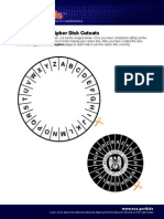 Small and Large Cipher Disk Cutouts: Encryption and Decryption Pages To Learn How To Use The Cipher Disk Correctly