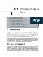 Topic 1 Introduction Tojava