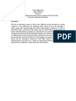 Crystal Structure Analysis in Engineering Materials