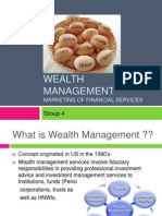 Marketing Aspect of Wealth Management