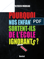 Pourquoi Nos Enfants Sortent-Ils de L'ec - Patrick Moreau