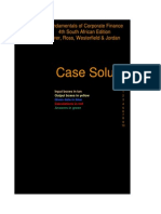 Excel Solutions To Cases