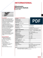 Electronic Pressure Switch EDS 300: Description: Technical Specifications