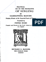 Mancini - Practical Reflections On The Figurative Art of Singing