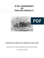 Guide Du Château de Chantilly Pour Les Enseignants