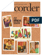 Congregation Shaarey Zedek The Recorder October 2013