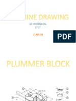 Machine Drawing S3 Mech (Class 13)