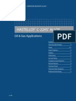 Hastelloy C-22HS Alloy: Oil & Gas Applications