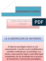 Informe Psicologico Clinico