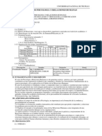 Psicología y Relaciones Humanas