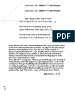 The Use of Asthakavarga As A Predictive Technique