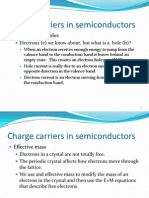 Charge Carriers in Semiconductors