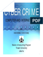 Cybercrime - Computer & Internet Fraud (Fin Present)