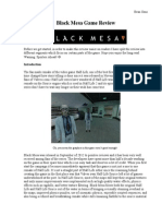 Black Mesa Review