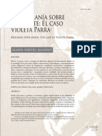 La Soberania Sobre La Muerte, El Caso Violeta Parra