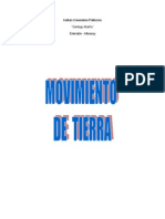 Definición de Movimiento de Tierras