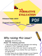 Formative Evaluation