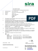 Sira 07atex1273x Issue 4 For DXX Exd