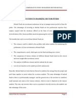 A Comparative Study On Banking Sector Mutual Funds - Networth