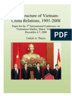 Thayer, China-Vietnam Relations, 1991-2008