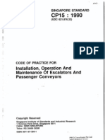 CP15 (1990) Installation, Operation and Maintenance of Escalators and Passenger Conveyors