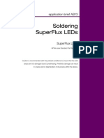 Soldering Superflux Leds