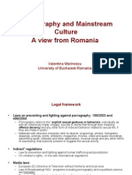 Pornography and Mainstream Culture A View From Romania