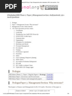 Mrunal (Studyplan) RBI Phase 2 - Paper 3 Management Section - Studymaterial, 1a50+ Mock Questions Print