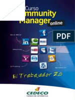 Curso Online Community Manager Cedeco