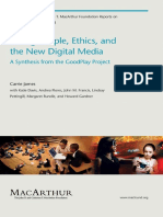 Young People, Ethics, and The New Digital Media