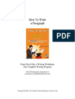 Paragraph Writing Basic PDF