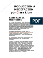 Pequeno Manual de MEDITACION